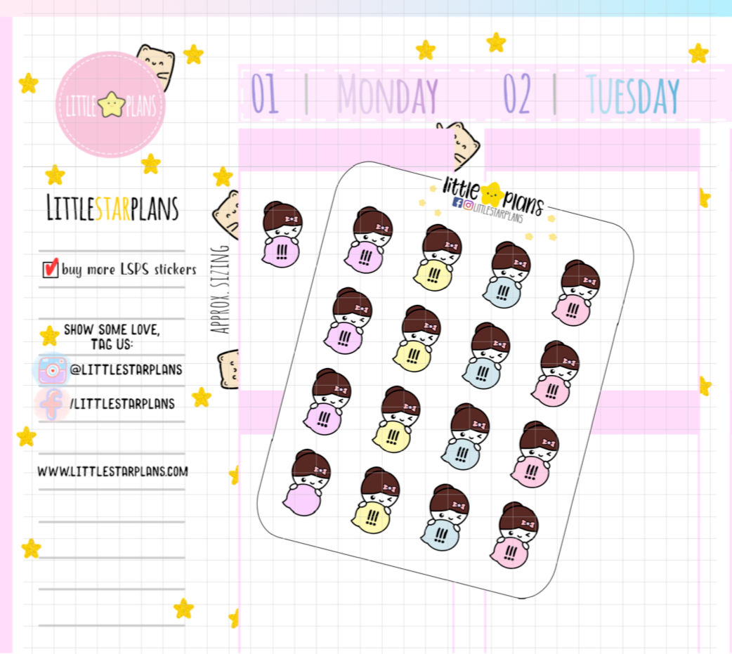Mimi - Functional Bubble Note !!! Planner Sticker
