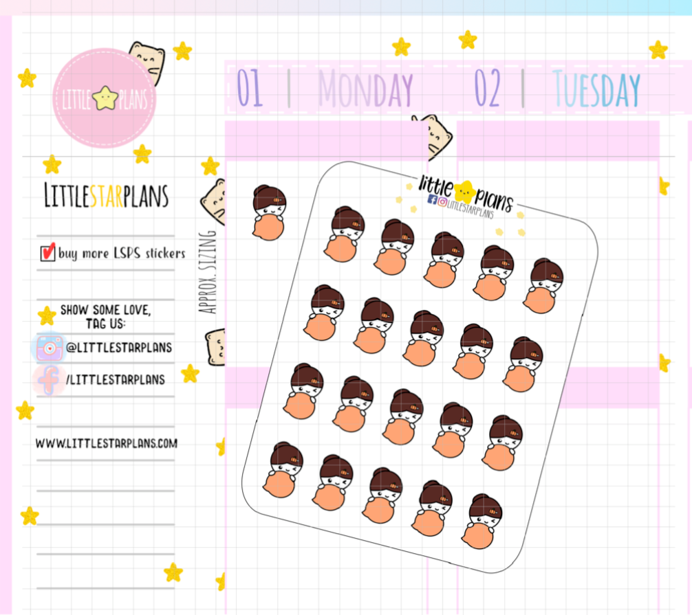 Mimi - Fall/Autumn Functional Note Bubble Planner Sticker