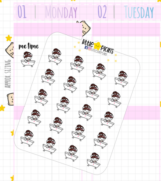 Mimi - Self Care, Me Time, Bubble Bath Planner Stickers