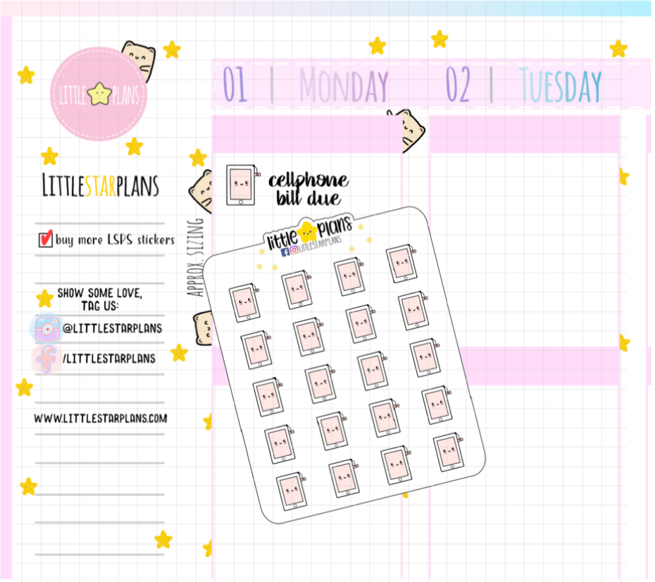 Pocket Size - Doodle Cellphone - Littlestarplans