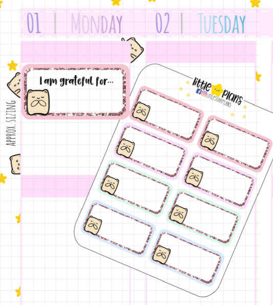 Neku Functional Praying, Thankful, Hopeful Planner Stickers (N44) - Littlestarplans