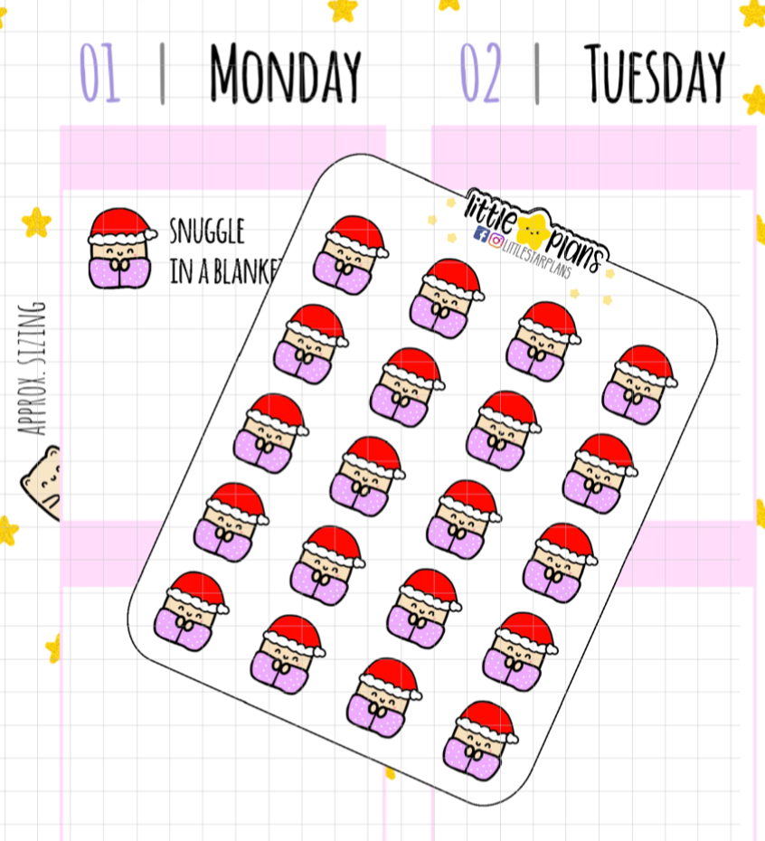 Neku Christmas Edition Cozy Planner Stickers - Littlestarplans