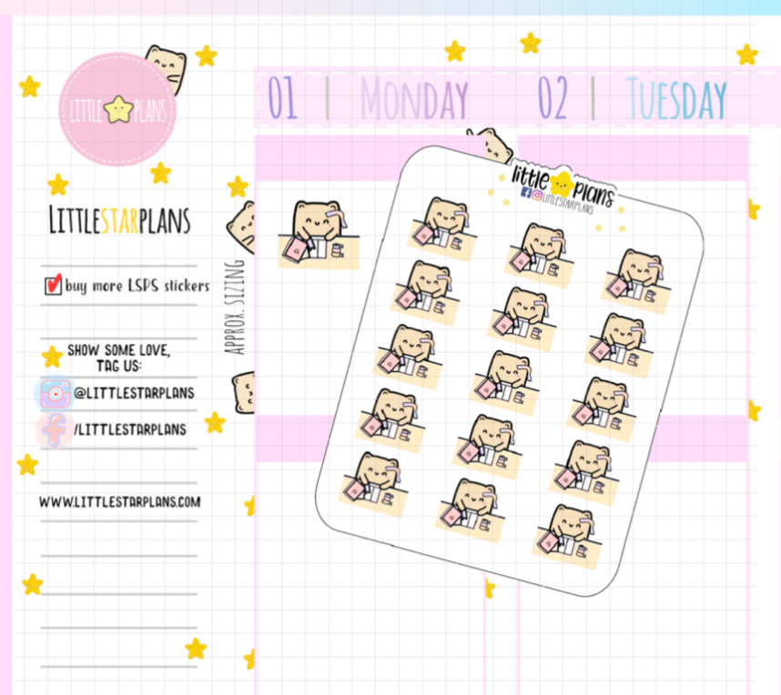 Neku Washi Table Planning Away Planner Stickers (N47) - Littlestarplans