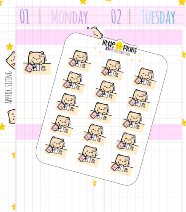 Neku Washi Table Planning Away Planner Stickers (N47) - Littlestarplans