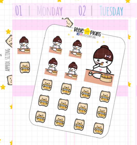 Mimi Dim Sum Planner Stickers (M183)