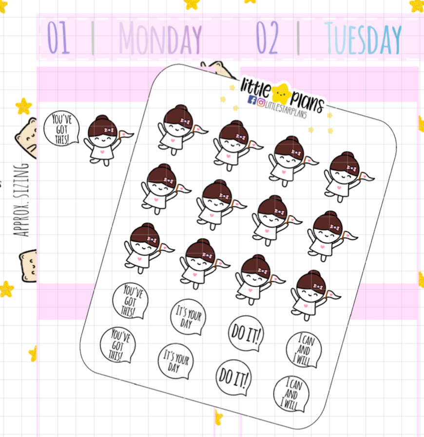 Mimi You've Got This Motivation Planner Stickers (M187)