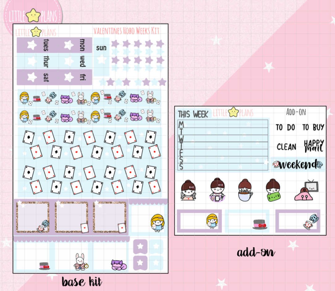 Mimi in the Wonderland Hobonichi Weeks Planner Stickers
