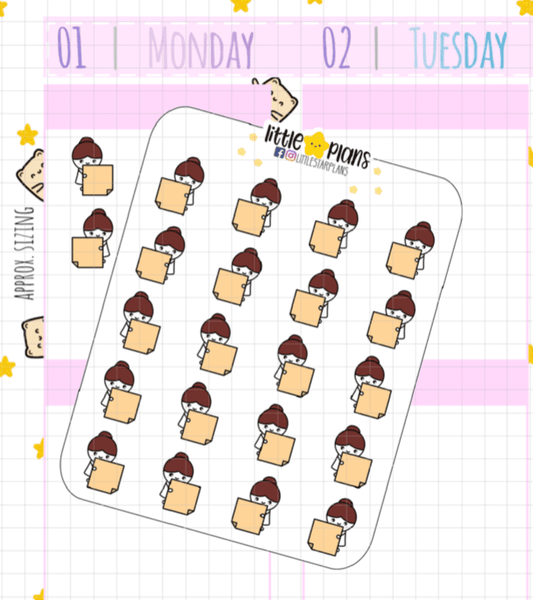 Functional Mimi Reminder Sticky Notes Sticker