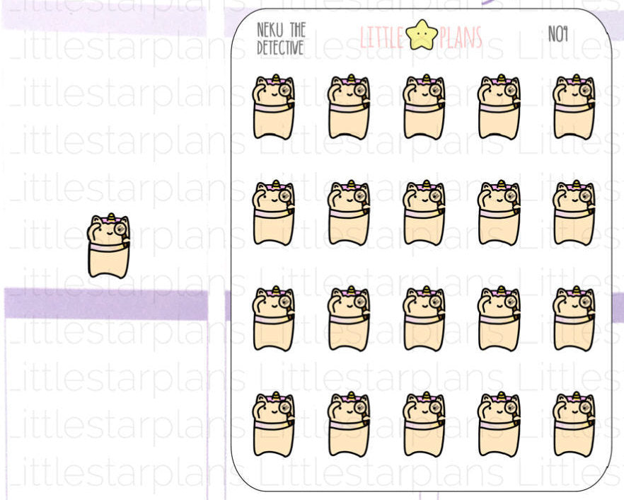 Neku - Detective, Surf on Internet, Research  Planner Stickers (NO6) - Littlestarplans