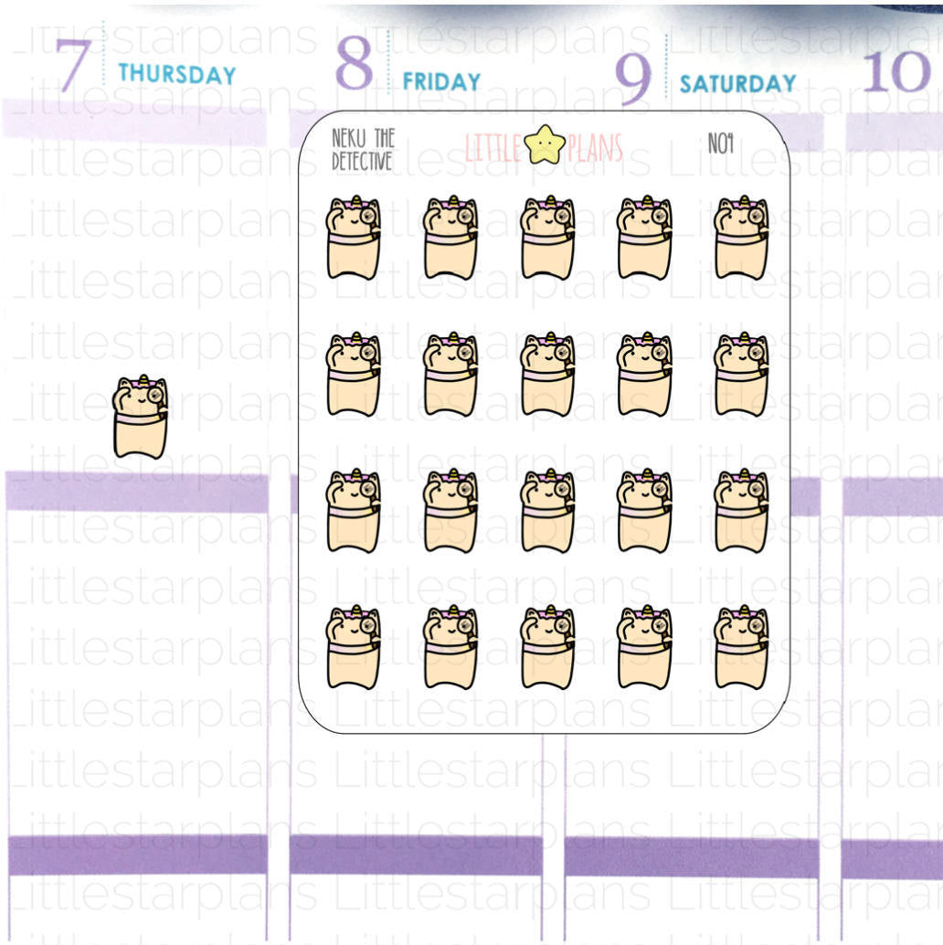 Neku - Detective, Surf on Internet, Research  Planner Stickers (NO6) - Littlestarplans