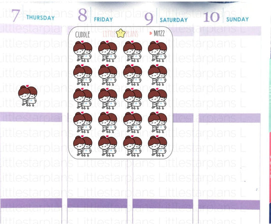 Mimi - Couple Cuddle Planner Stickers - Littlestarplans