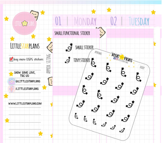 Decor - Black or Pride Color Arrows Planner Stickers - Littlestarplans