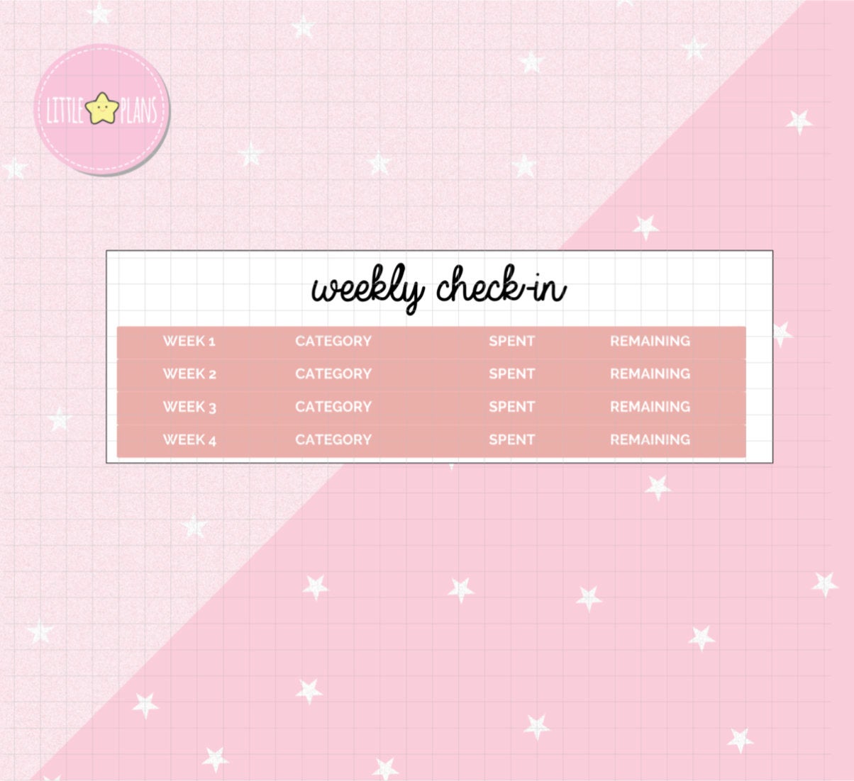 Affordable July, August or September Monthly Budget Stickers fit in Happy Planner - Littlestarplans